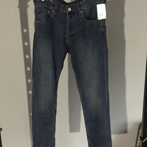 H&M Mens Skinny Low Waist Jeans 33x32